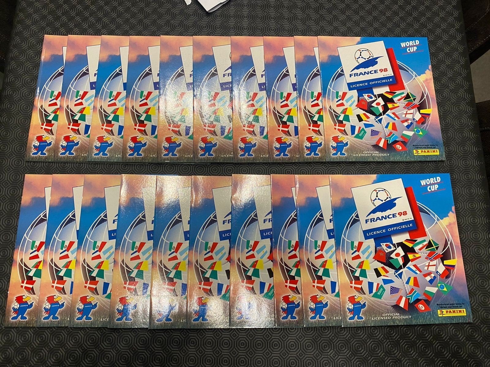 40 Panini WK France 98 Originele Lege Albums - Zo goed als n, Ophalen
