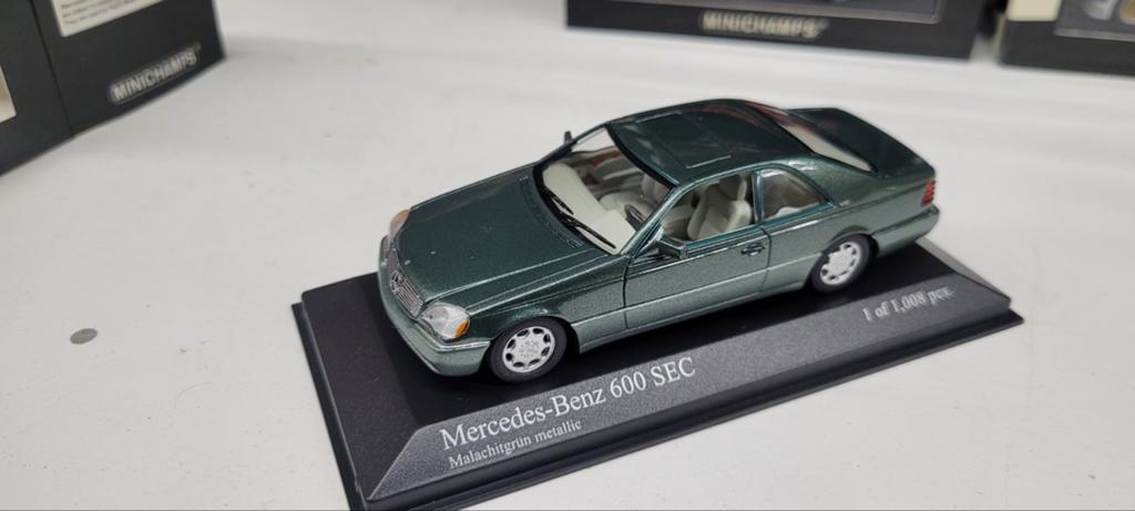 Minichamps 1992 Mercedes 600 SEC, Ophalen of Verzenden, Zo goed als nieuw, Auto, MiniChamps