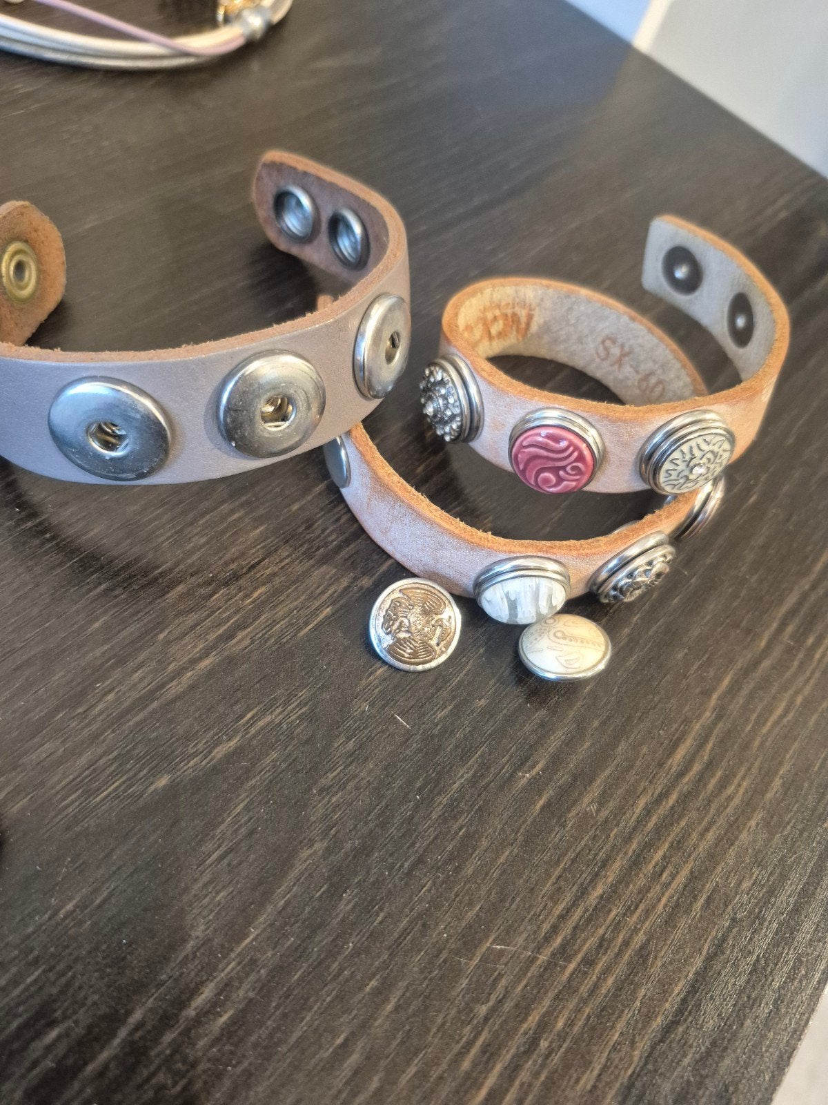 Noosa Armbanden:, Ophalen of Verzenden, Gebruikt, Bruin, Leer
