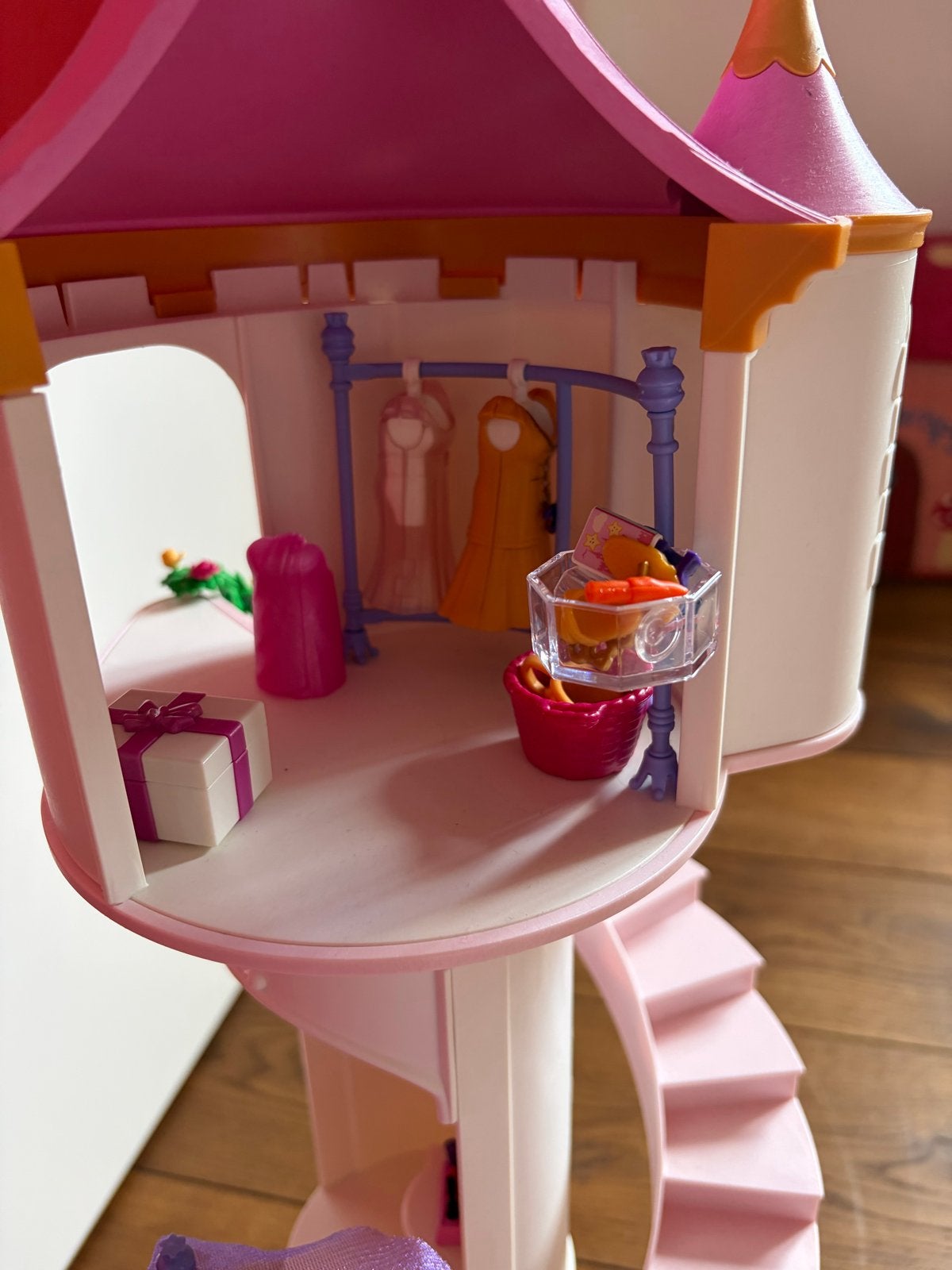 Playmobil Prinsessenkasteel 70447 met extra figuren en koets, Ophalen, Complete set, Zo goed als nieuw, Kasteel/Fort
