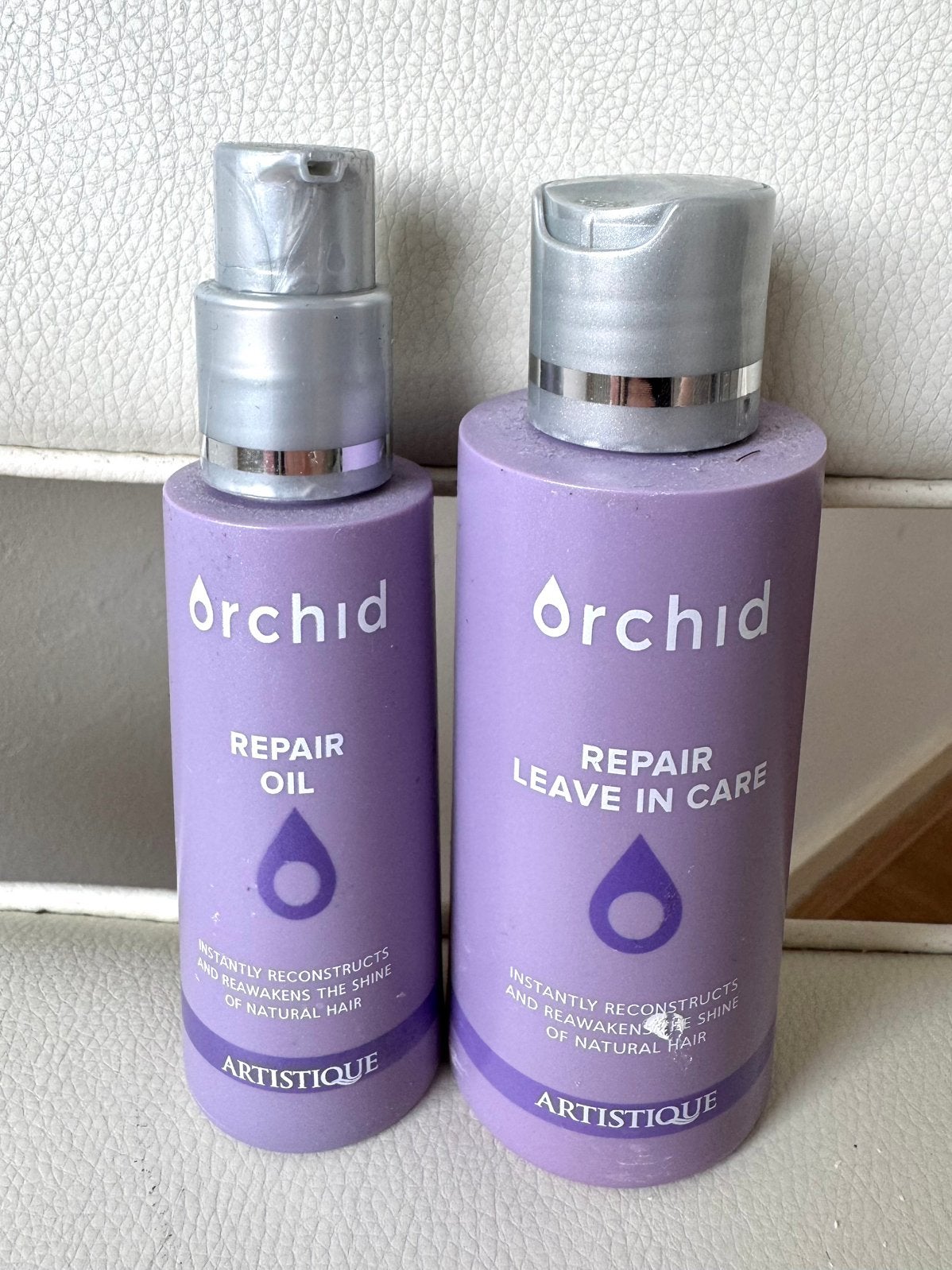 Artistique Orchid haarolie en leave in creme, Verzenden, Gebruikt, Haarverzorger of -hersteller