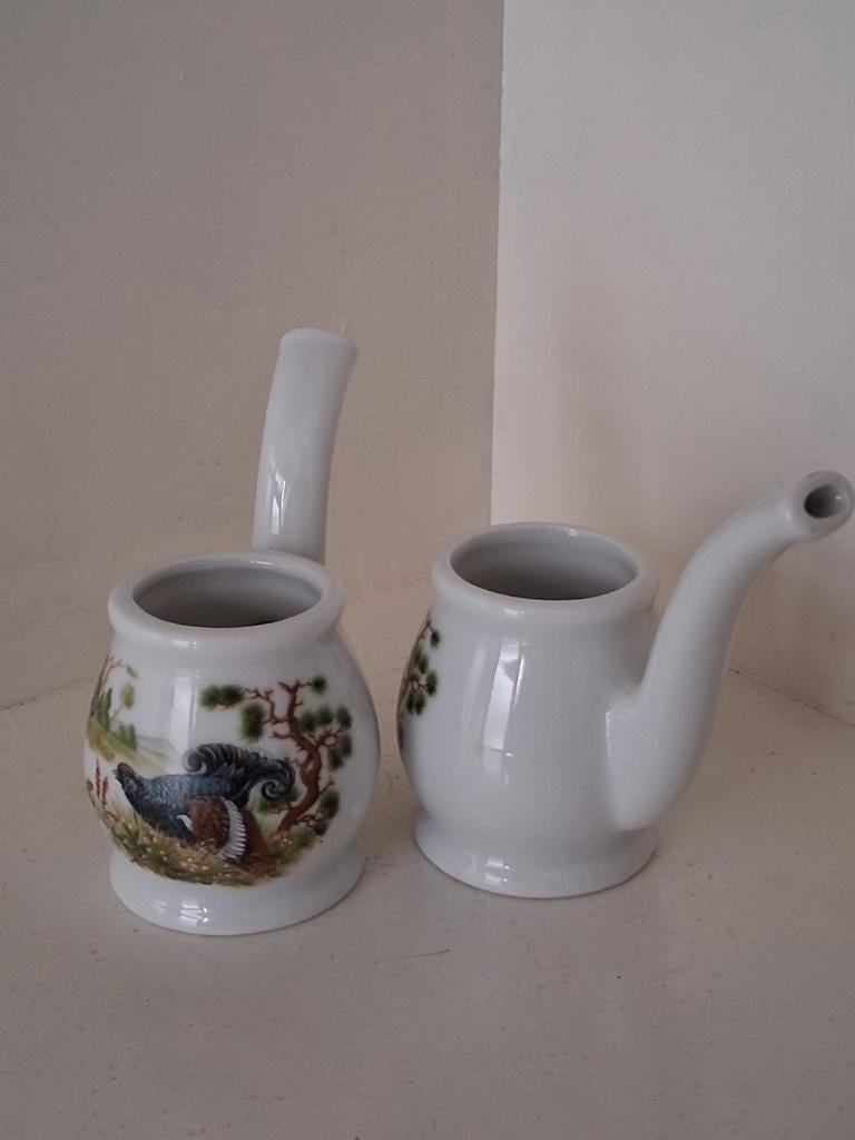 Vintage Set Schnapspijpjes - Auerhaan Funny Design W-Germany, Ophalen of Verzenden