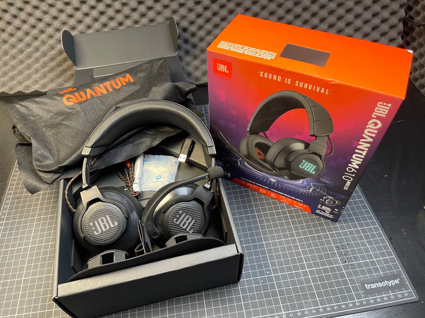 Quantum 610 Wireless Gaming Headset – In originele doos, Audio, Tv en Foto, Koptelefoons, Zo goed als nieuw, Gaming, JBL, Zwart