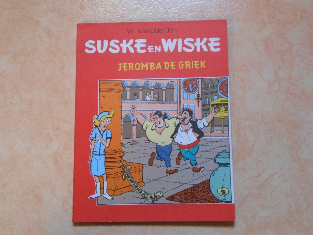 Suske en wiske 63 Jeromba de Griek 1966 1 ste druk. TG., Willy Vandersteen, Eén stripboek, Ophalen of Verzenden, Zo goed als nieuw