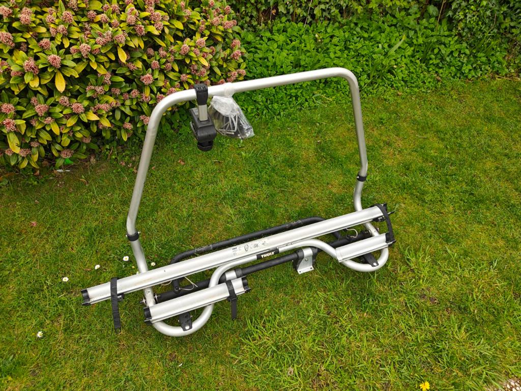 THULE kantelbare dissel fietsen drager, Ophalen