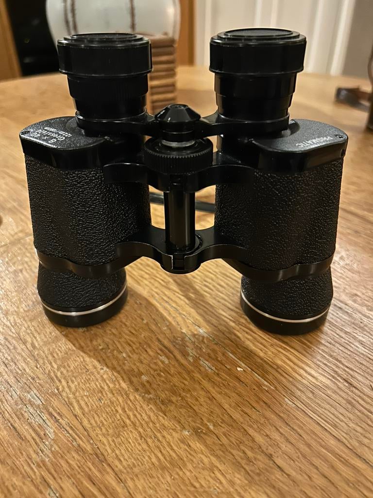 Verrekijker 8x40 prisma, Gebruikt, 8 tot 12x, Met hoes of tas, Porro (met knik)