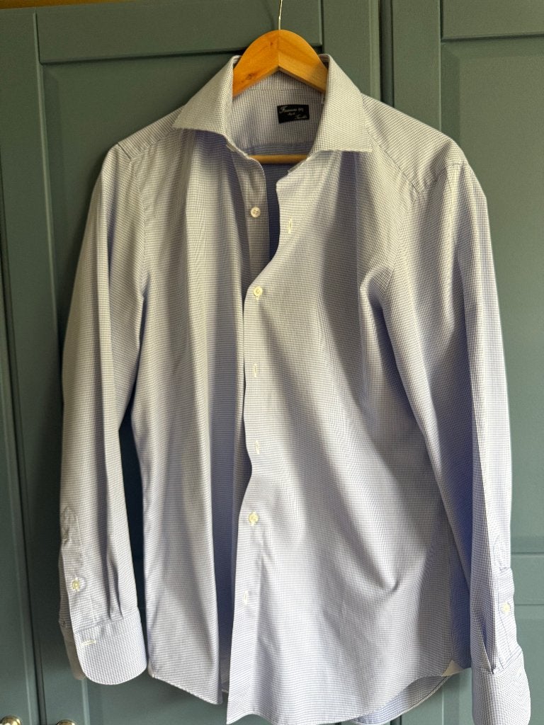 Finamore overhemd shirt, Kleding | Heren, Overhemden, Ophalen of Verzenden, Nieuw, Blauw, Finamore