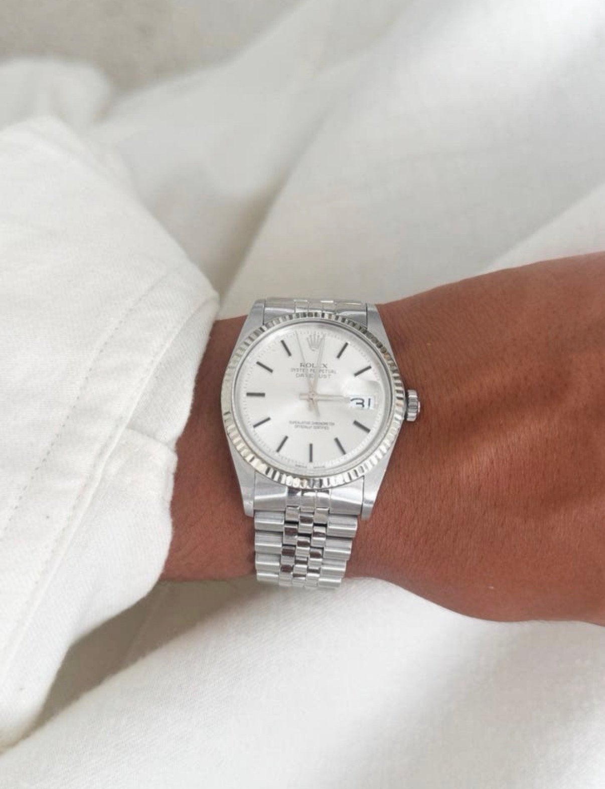 Rolex Datejust 1601 - Full Set + Service, Sieraden, Tassen en Uiterlijk, Horloges | Heren, Zo goed als nieuw, Overige merken, Staal