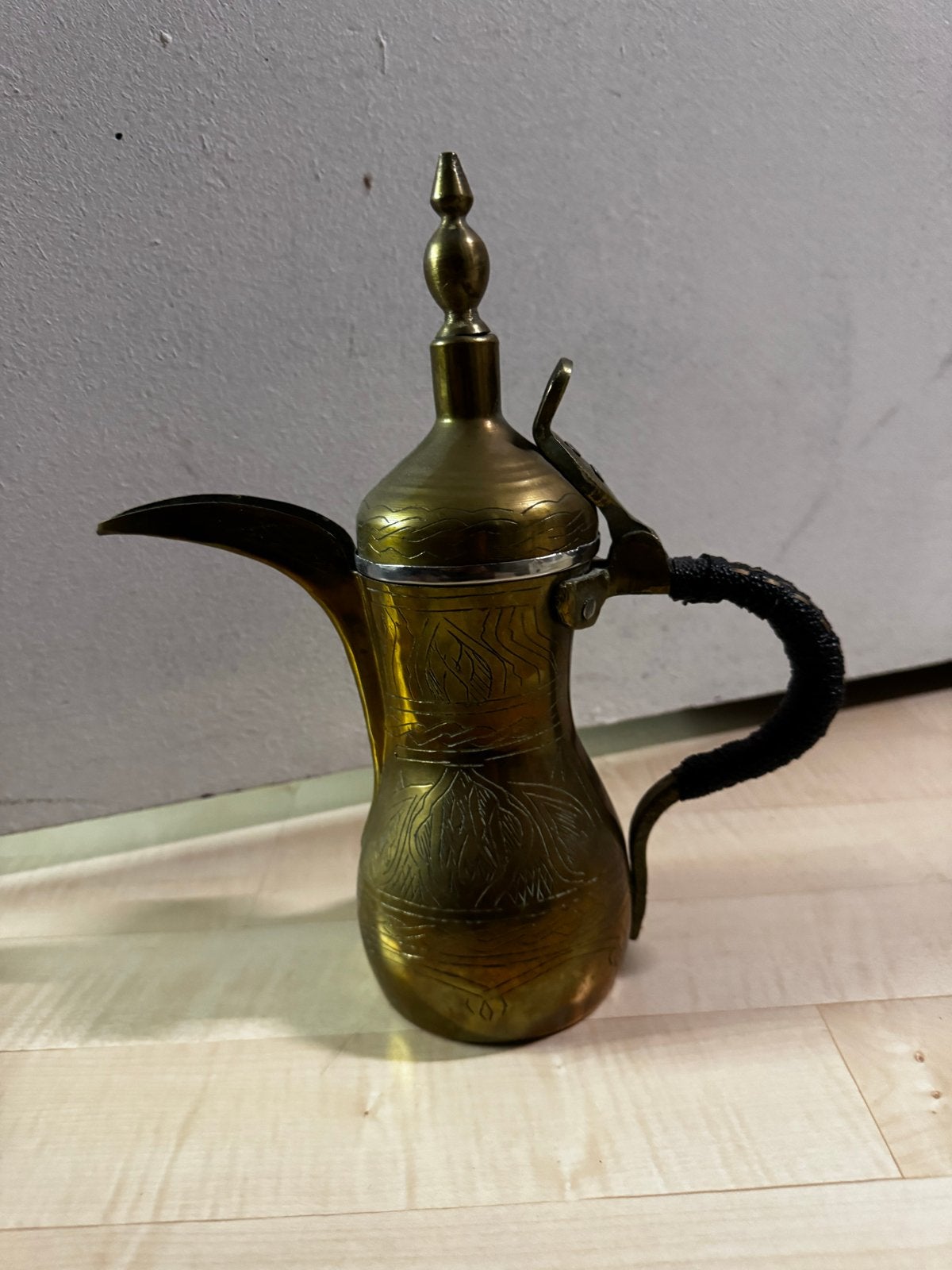 Vintage messing Dallah koffiekan - Arabische theepot, Ophalen of Verzenden