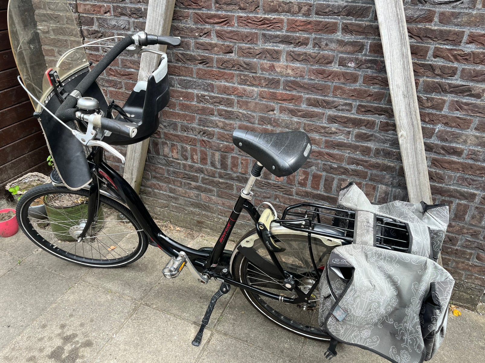Sparta Amazone moederfiets incl. voorzitje & windscherm, Ophalen, Sparta, Versnellingen, 1 zitje