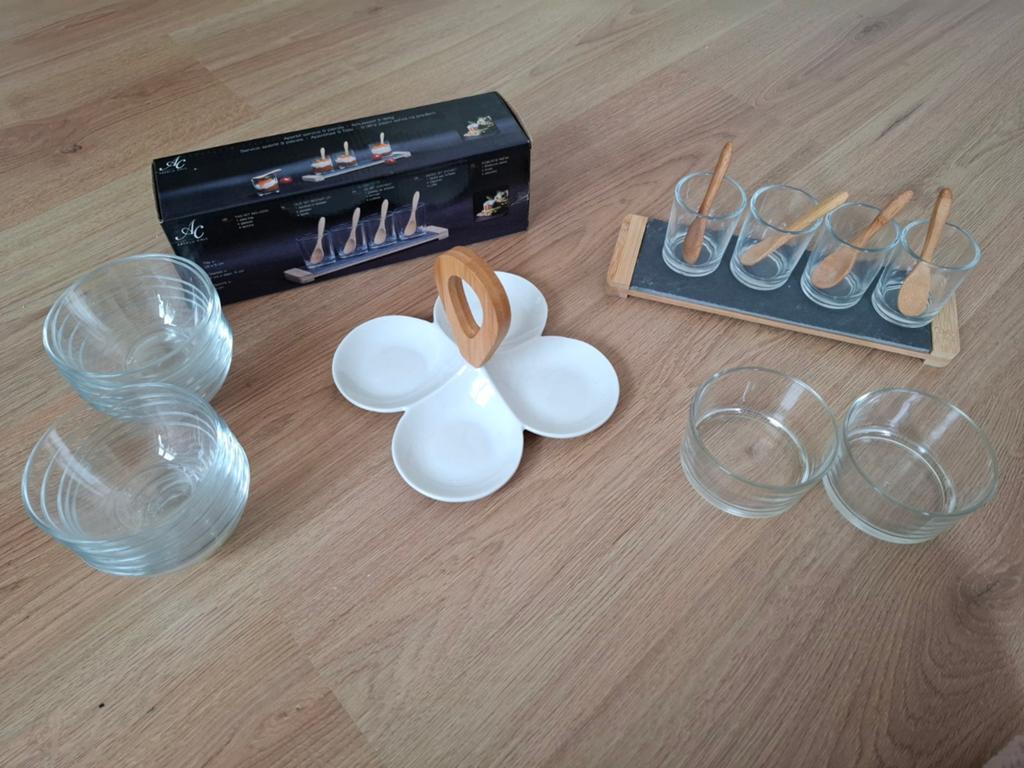 Glaasjes voor tapas, amuse of desserts, Overige typen, Ophalen of Verzenden, Zo goed als nieuw, Glas