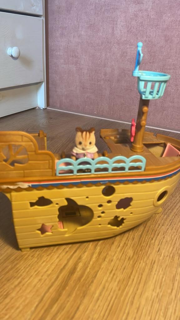 Sylvanian families schip, Ophalen of Verzenden, Gebruikt, Meisje