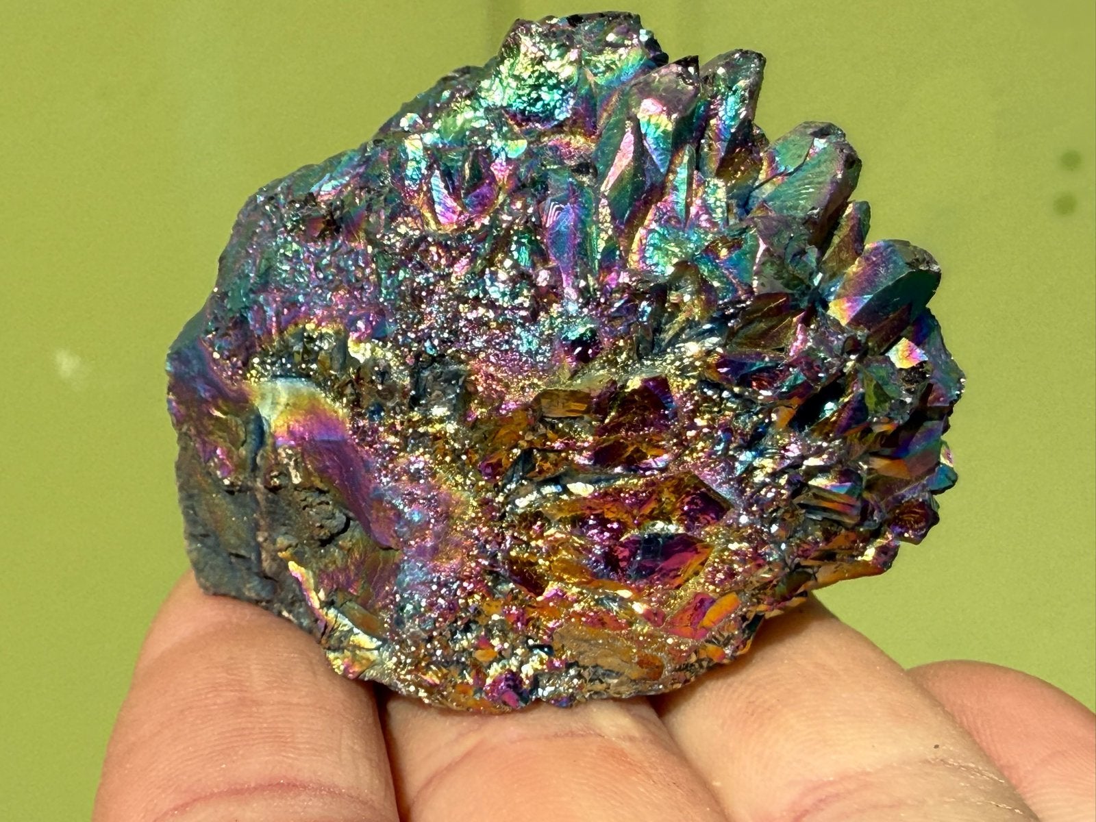 Titanium Aura Kwarts mineralen, Verzamelen, Ophalen of Verzenden, Mineraal