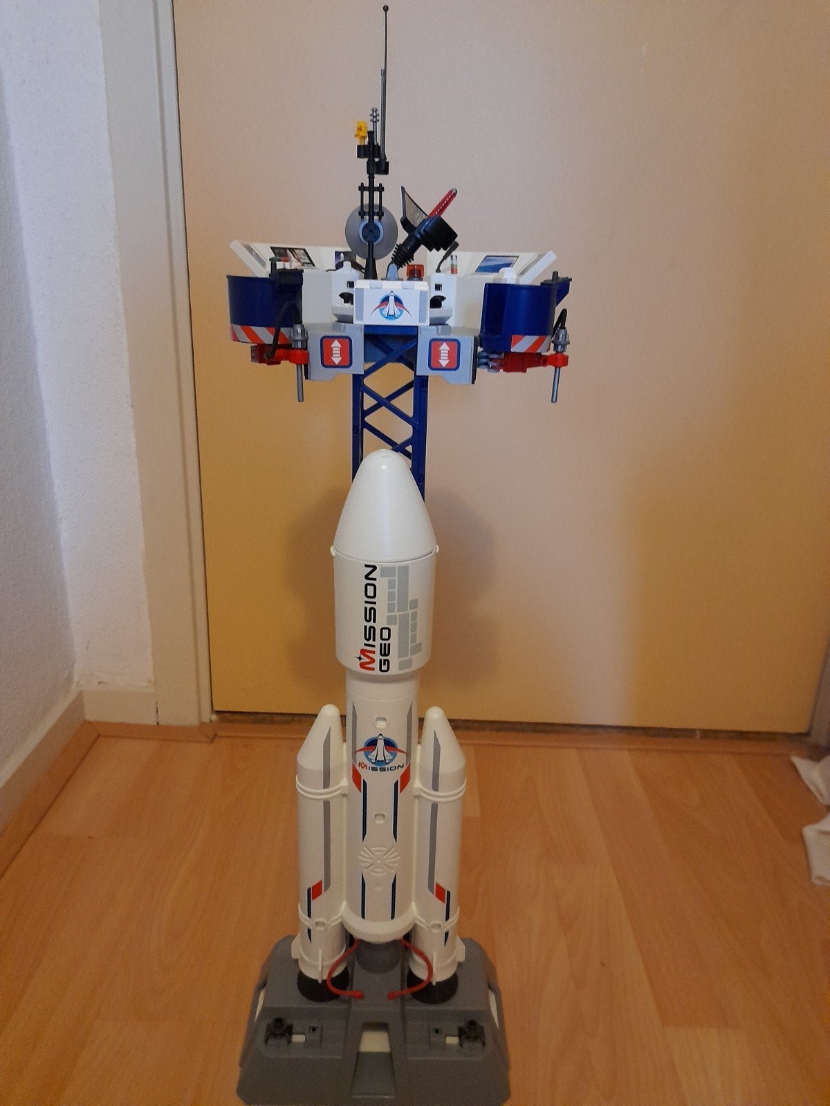 Playmobil raket met geluid, Ophalen of Verzenden, Zo goed als nieuw, Complete set