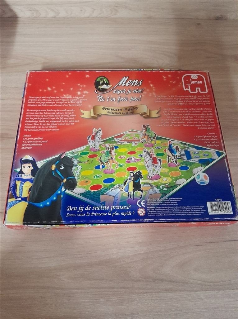 mens erger je niet - prinsessen in galop - s4564, Verzenden, Zo goed als nieuw