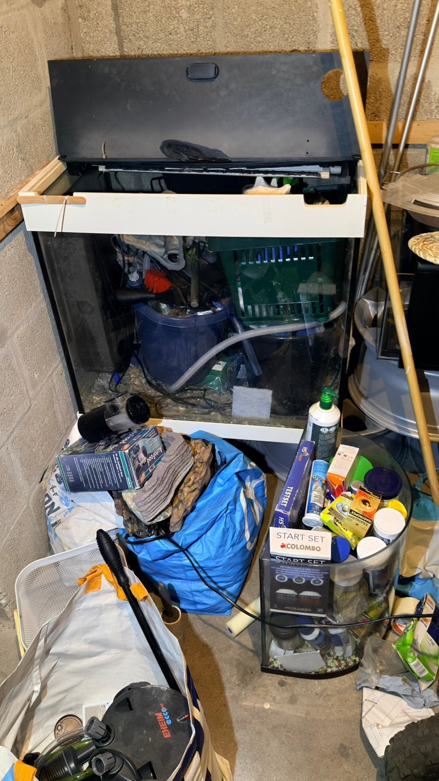 Juwel Lido240 bak en Kleine Superfish aquarium hoop spullen, Dieren en Toebehoren, Inclusief deksel, Ophalen of Verzenden, Eheim