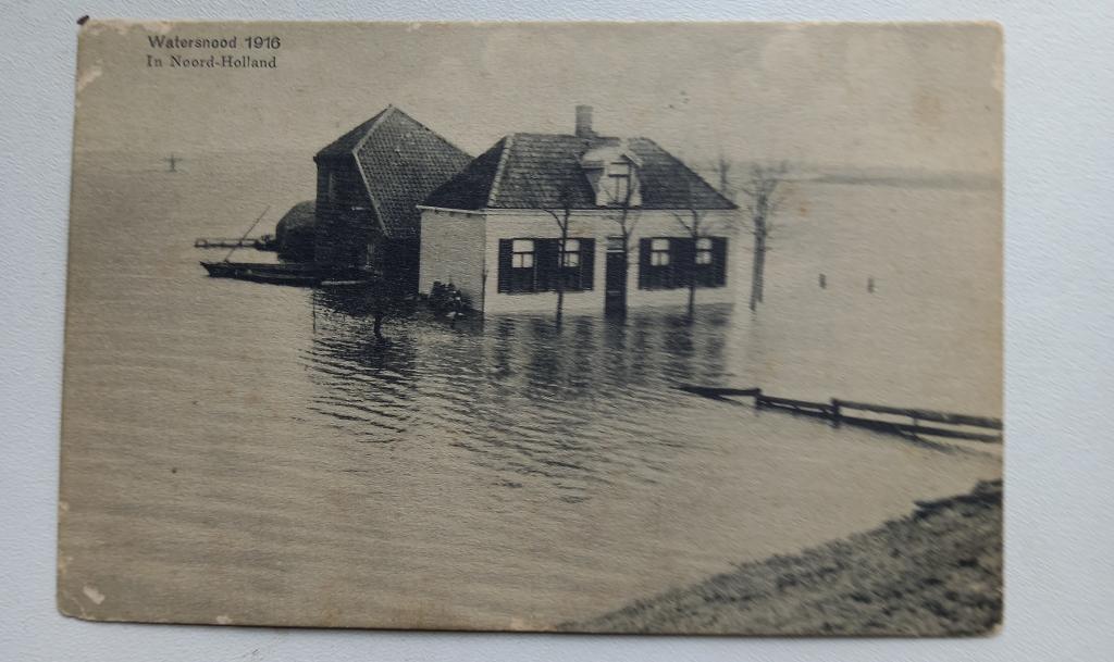 Schellingwoude Zuiderzee Watersnood 1916 Bieden € 8,00, Ophalen of Verzenden, Voor 1920