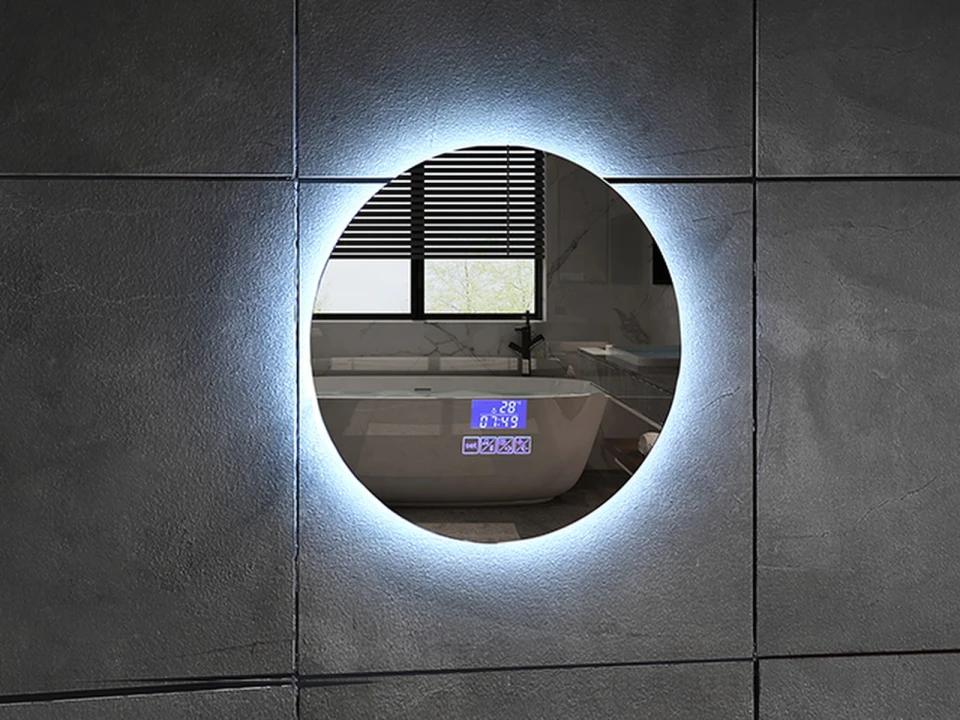 Spiegel met LED, Bluetooth & Verwarming, Huis en Inrichting, Badkamer | Badkamermeubels, Overige typen, Nieuw, Minder dan 25 cm
