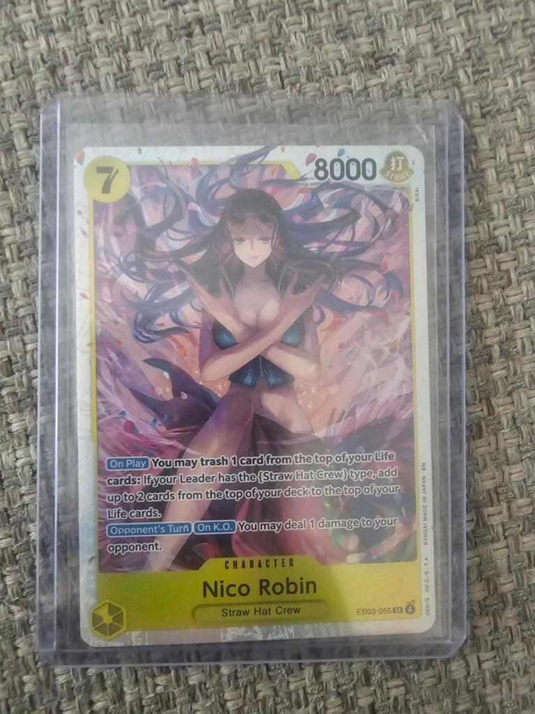 Nice Robin eb03 055 sr one piece, Hobby en Vrije tijd, Verzamelkaartspellen | Overige, Ophalen of Verzenden, Nieuw, Losse kaart
