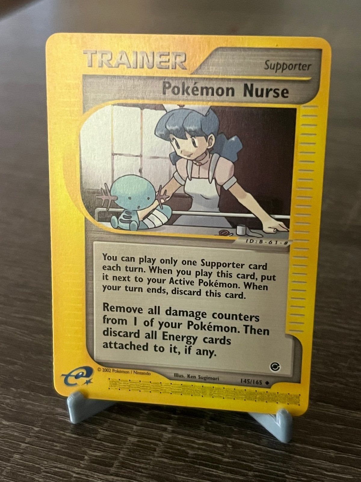 Pokémon Nurse (145/165) - Expedition - EX, Ophalen of Verzenden, Zo goed als nieuw, Losse kaart