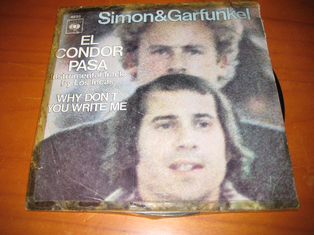 Simon + Garfunkel: El Condor Pasa, Ophalen of Verzenden, Zo goed als nieuw, Pop, Single