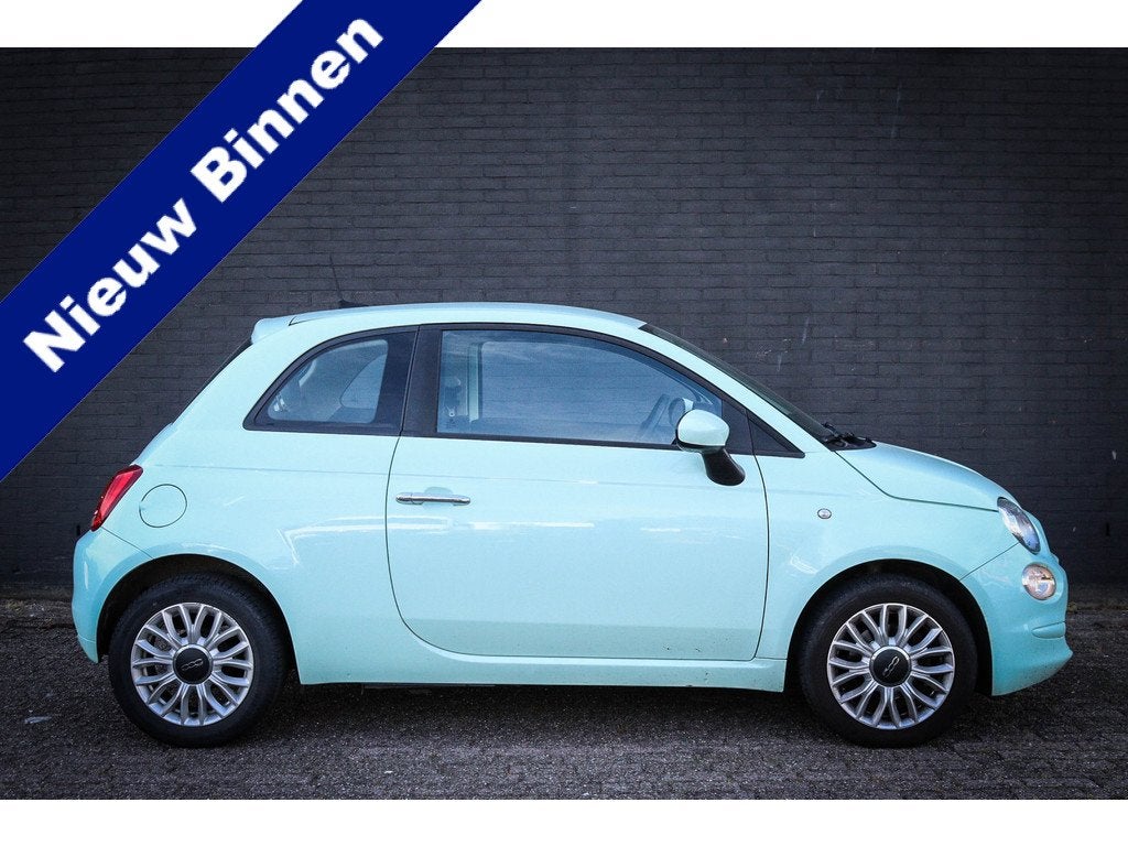 Fiat 500 1.2 Popstar Net binnen-Nu al te bezichtigen, Stof, Gebruikt, 4 cilinders, 840 kg