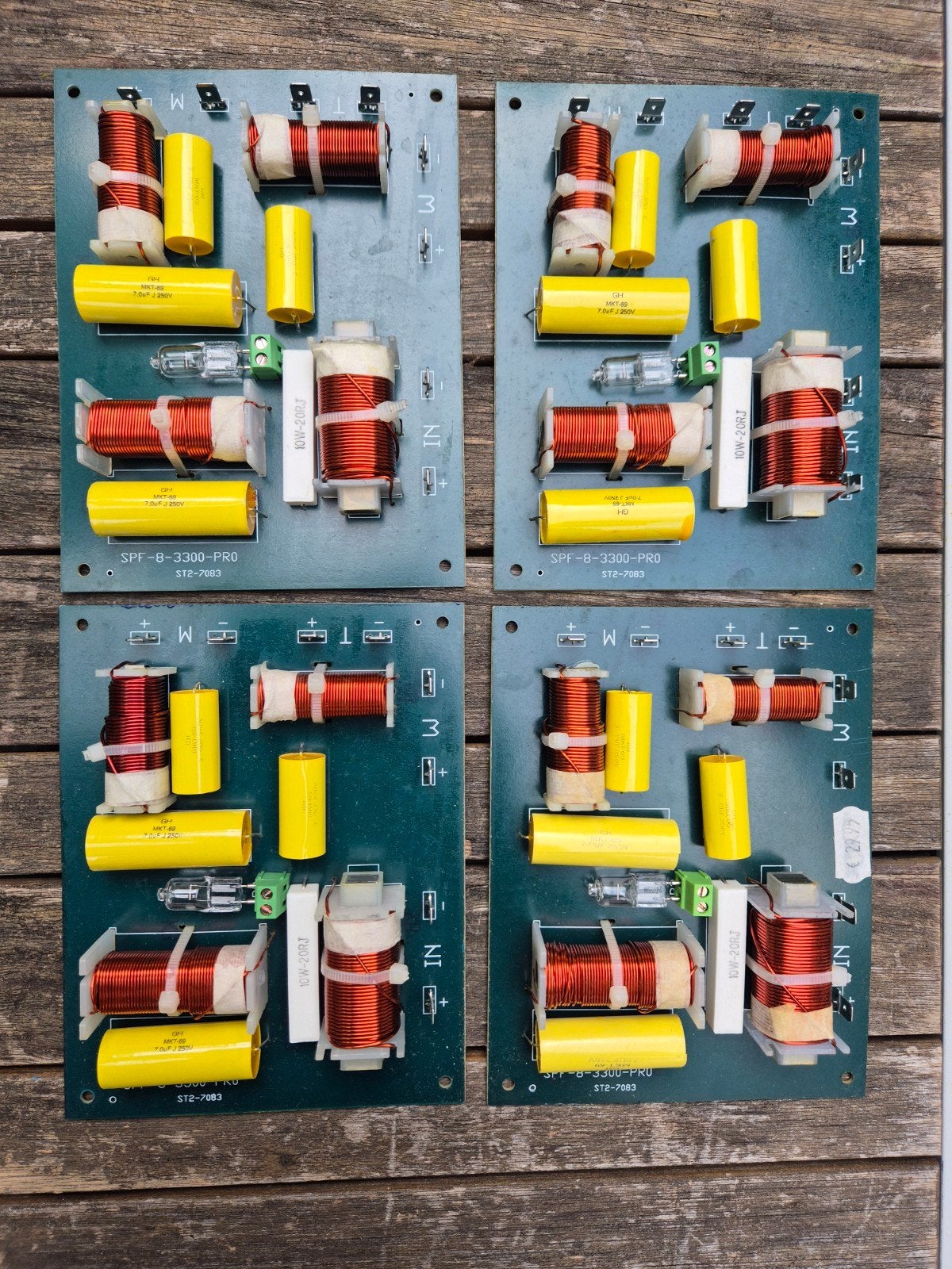 4 stuks 3-weg luidsprekerfilters, model SPF-8-3, Ophalen of Verzenden, Nieuw, Overige typen, Overige merken