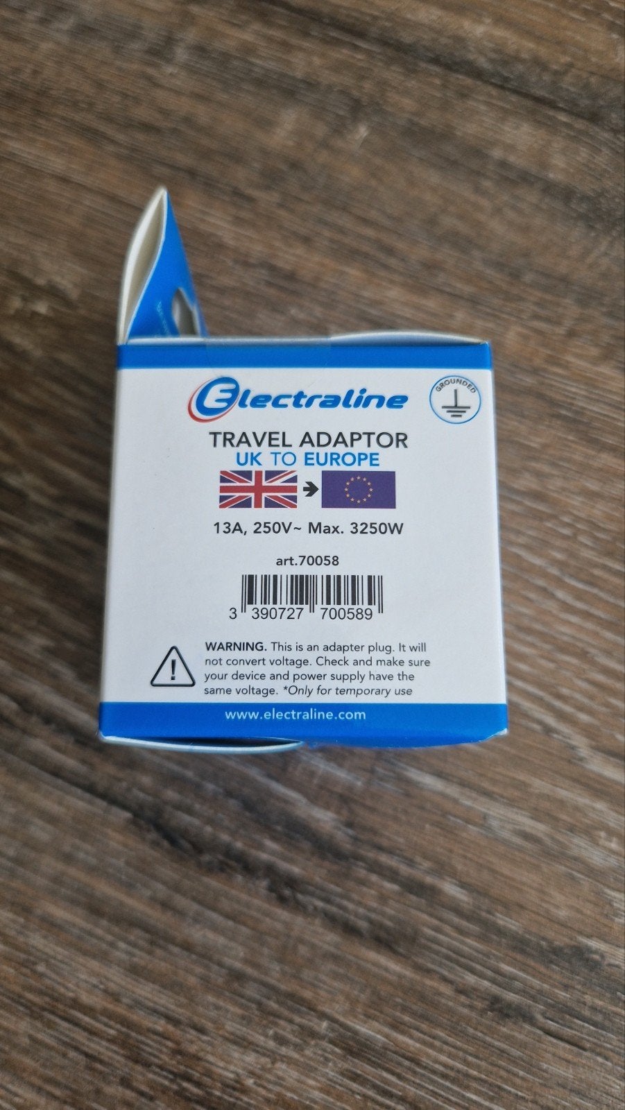 UK naar EU Stekker Adapter, Ophalen, Nieuw