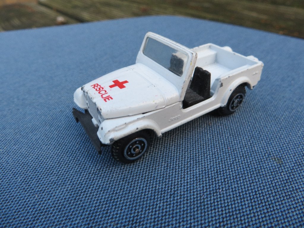 Merkloos 1608 Jeep CJ-5 RESCUE, Ophalen of Verzenden, Gebruikt, Auto