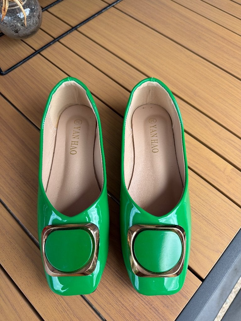 Schoen te koop Yan Hao, Yan Hao, Zo goed als nieuw, Groen, Sandalen of Muiltjes