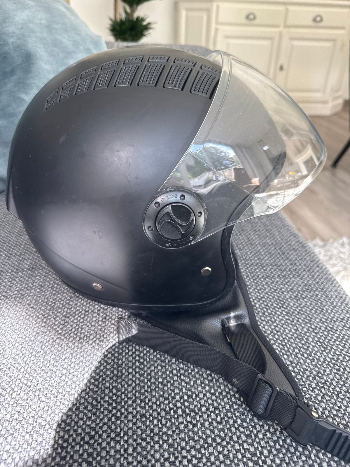 VinZ Jethelm - Mat Zwart - Maat XL (60-61cm), Heren, Tweedehands, Ophalen, Overige merken