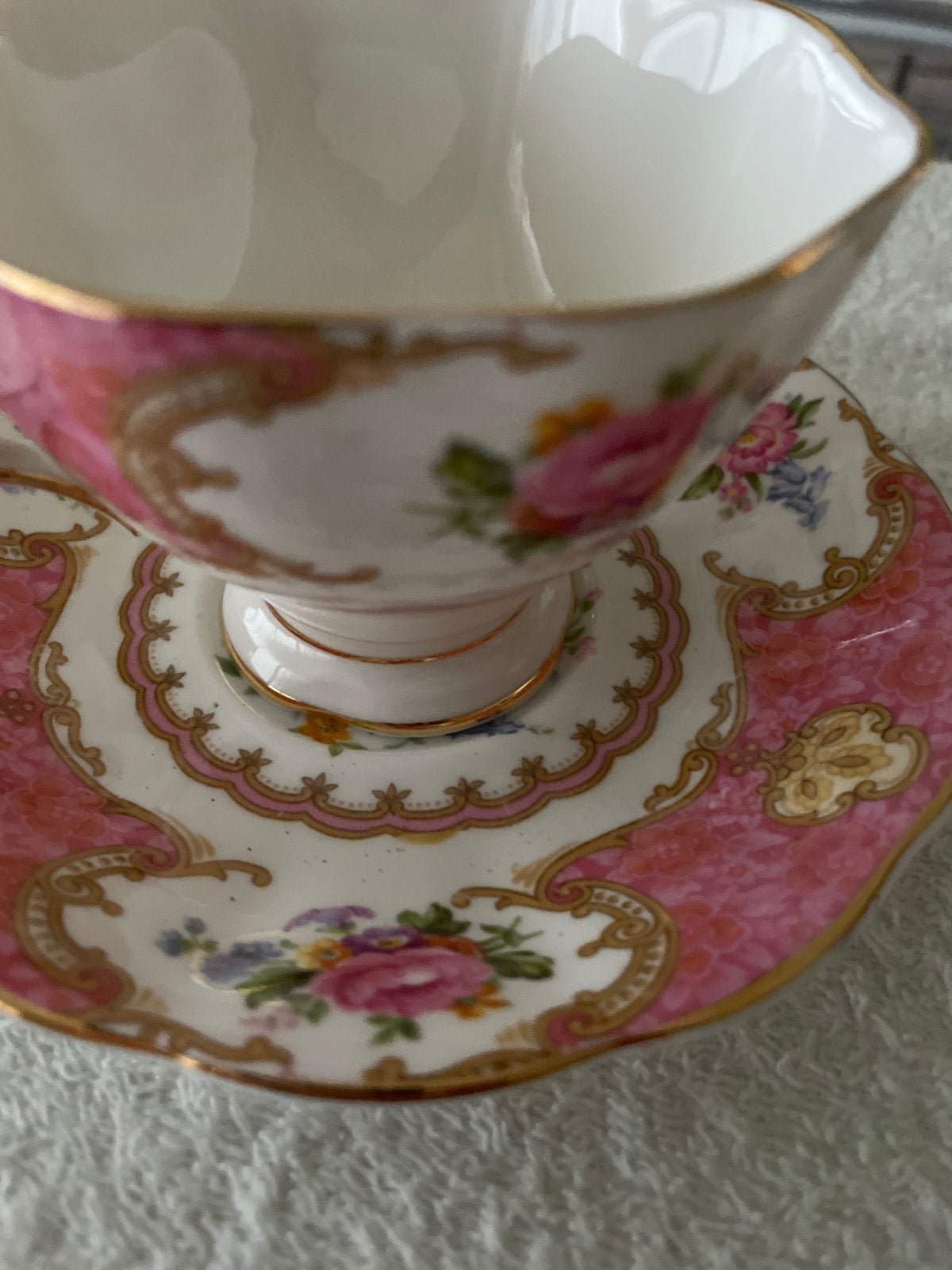 Royal Albert Lady Carlyle Kop en Schotel - Bone China, Ophalen of Verzenden