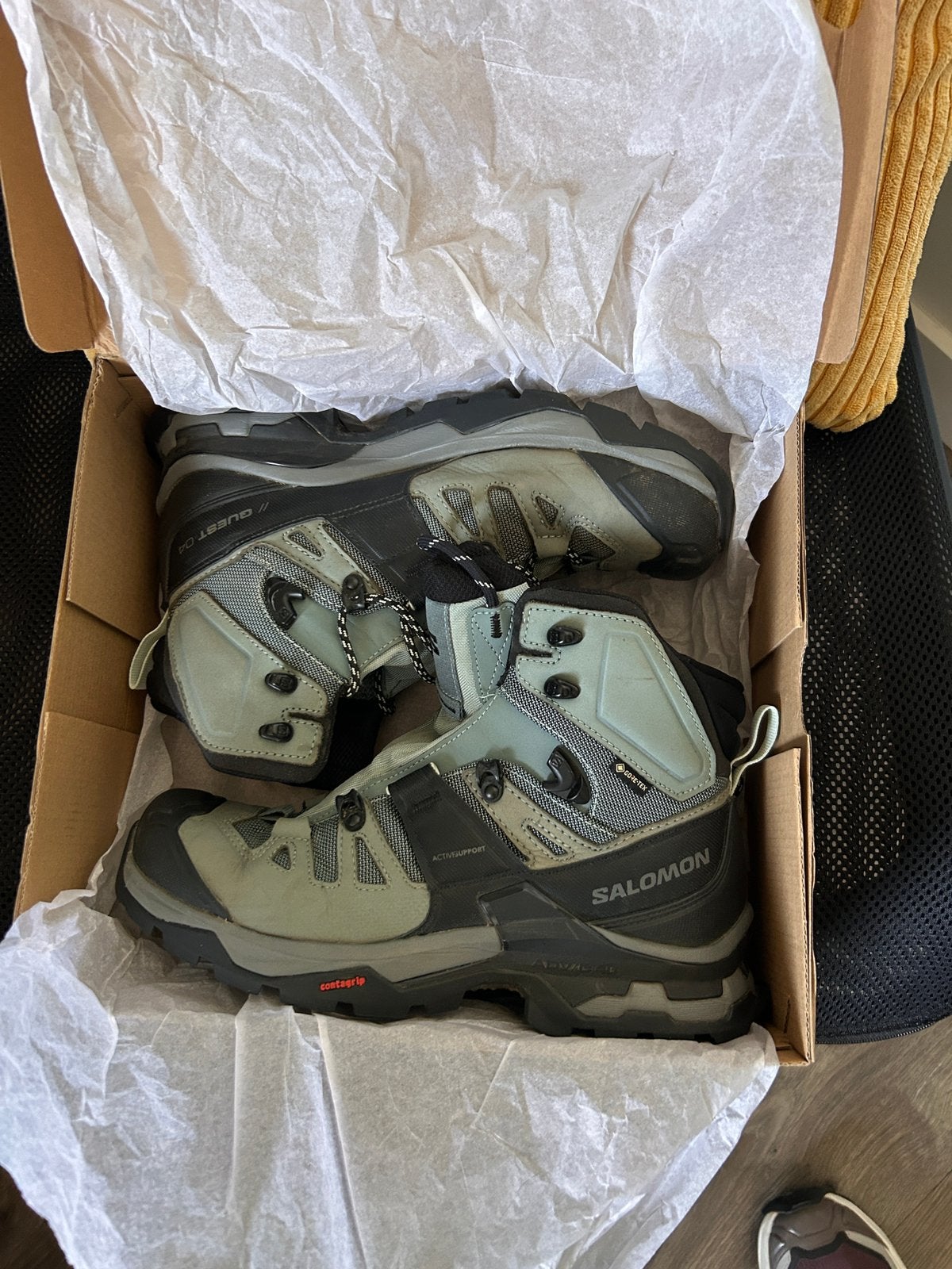 Salomon Quest 4 Gore-tex wandelschoenen 40 2/3, Ophalen of Verzenden, Zo goed als nieuw, Schoenen