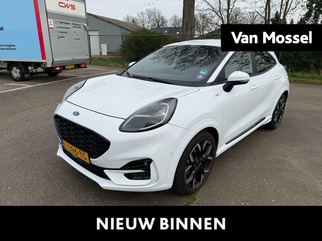 Ford Puma 1.0 EcoBoost Hybrid ST-Line X | Stoel/stuur voorru, 125 pk, Euro 6, Wit, Origineel Nederlands