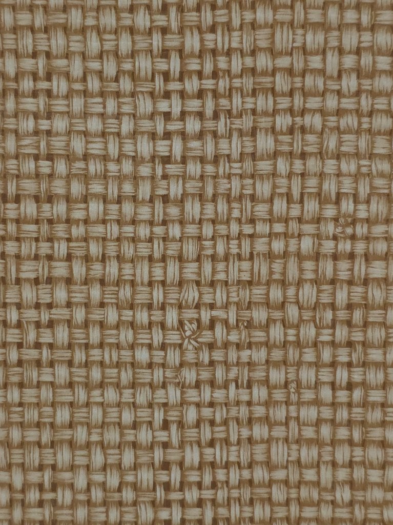 5671 vintage geweven look behang bruin beige retro 70s swiet, Huis en Inrichting, Ophalen of Verzenden, Bruin