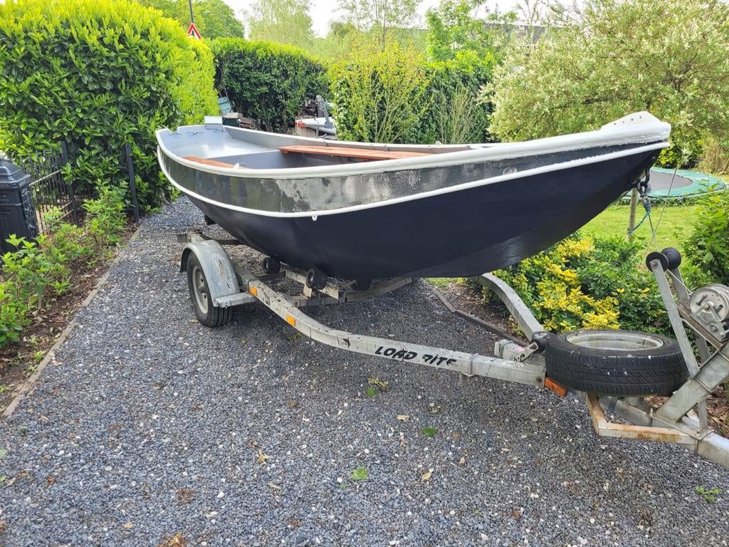 Lelievlet/Grachtenboot 12 zitplaatsen 1.80 x 5.60 meter, Ophalen, Gebruikt, Staal, 3 tot 6 meter