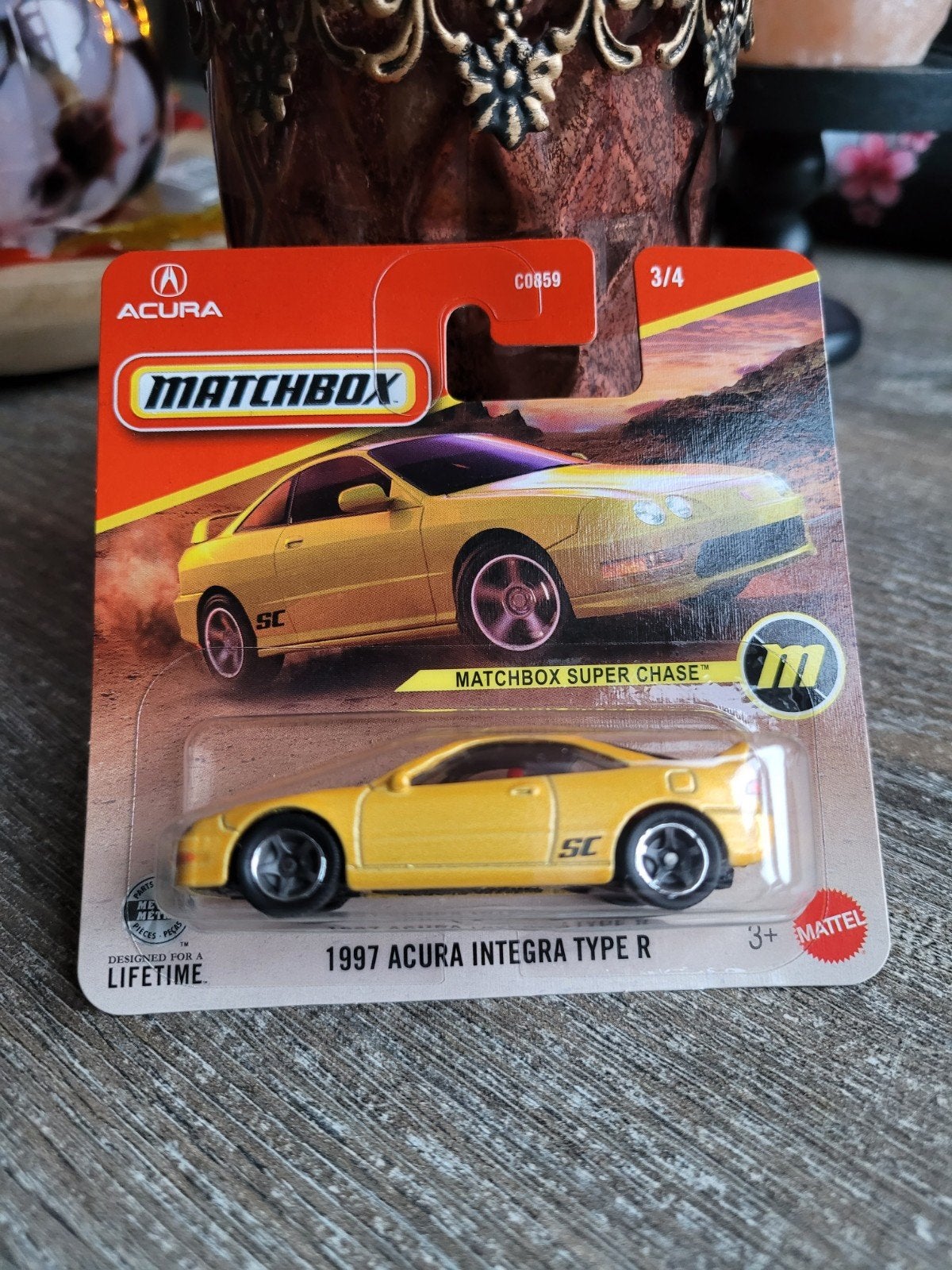 Super Chase 1997 Acura Integra Type R Matchbox, Ophalen of Verzenden, Nieuw, Auto