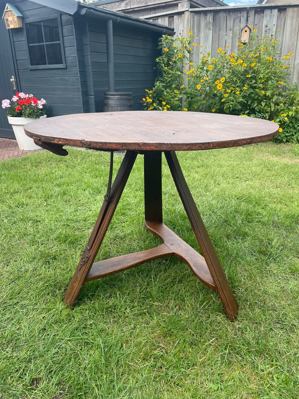 Antieke klaptafel, Ophalen