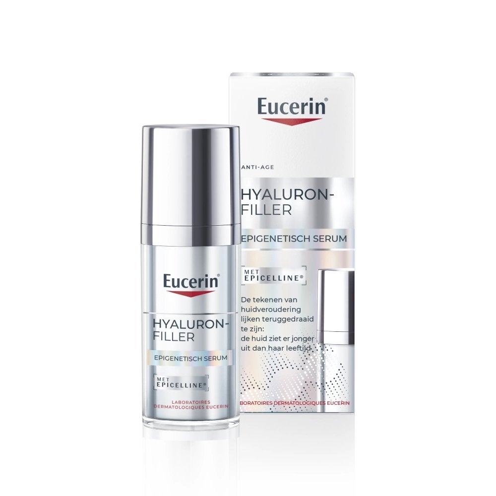Eucerin Hyaluron-Filler Epigenetisch Serum 30ml, Verzenden, Nieuw, Gehele gezicht, Verzorging