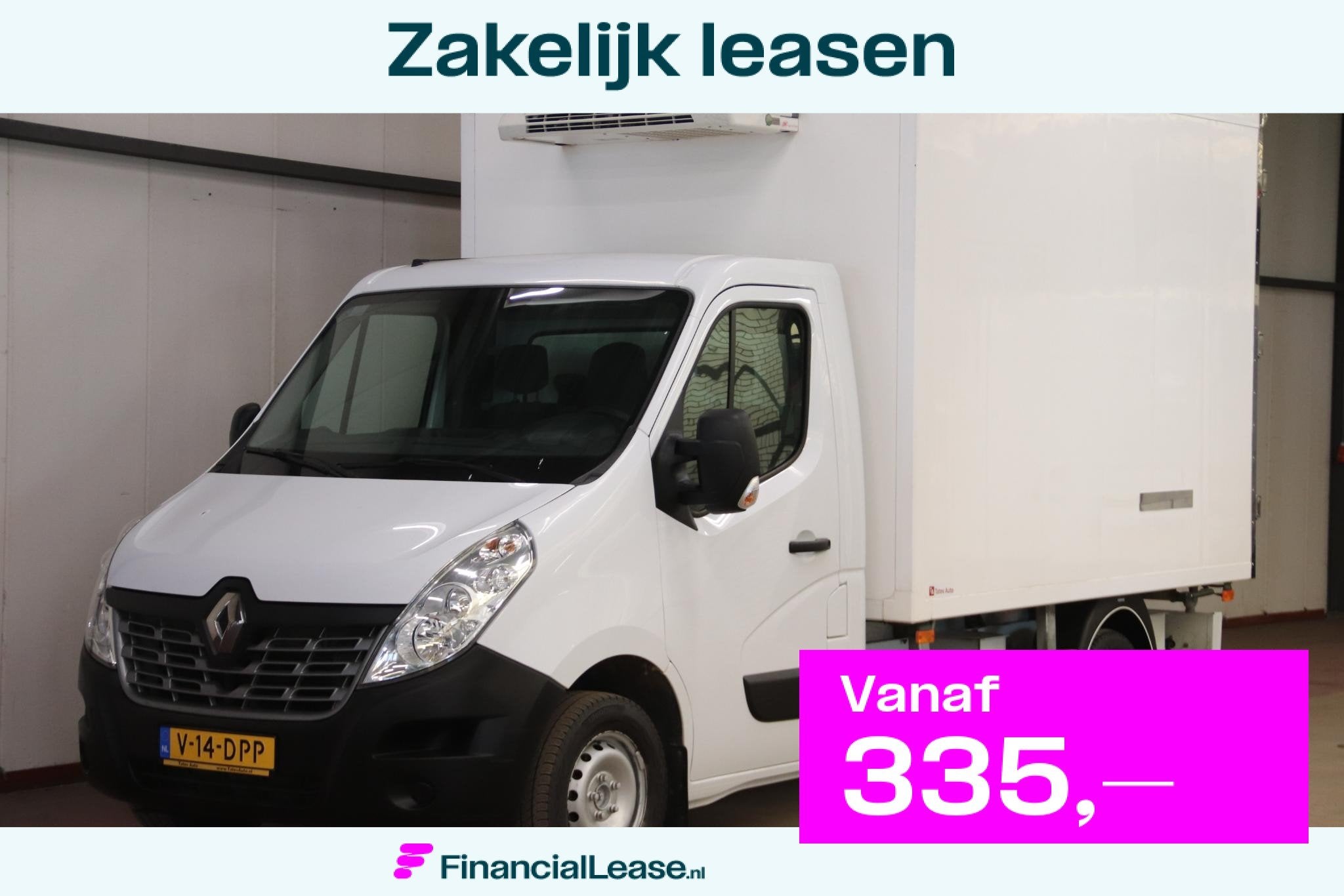 Renault Master 2.3 dCi VRIESWAGEN KOELWAGEN DAG NACHT Renaul, Voorwielaandrijving, Stof, Gebruikt, Euro 6