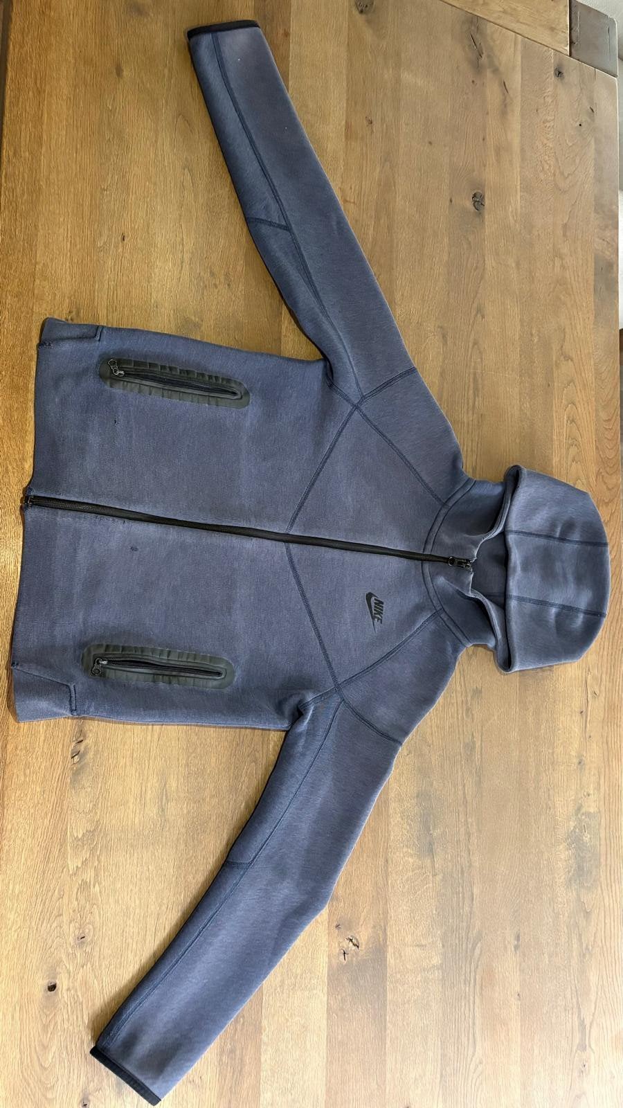 Nike Tech Fleece Vest Donkerblauw 147-158 cm (L), Maat 52/54 (L), Blauw, Nike, Ophalen of Verzenden
