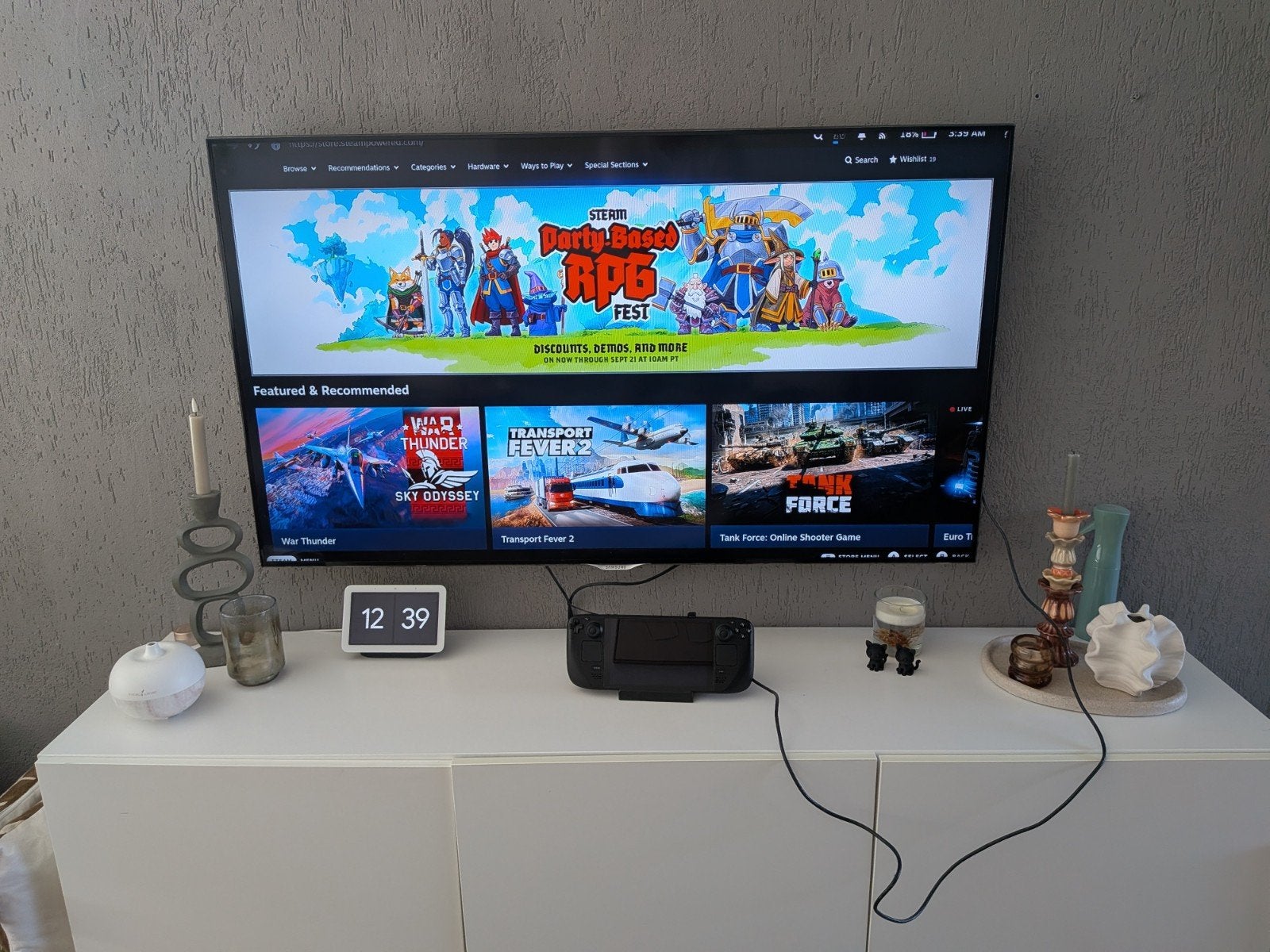 Foto 5 van Steam Deck 64GB met Docking Station en Hoes