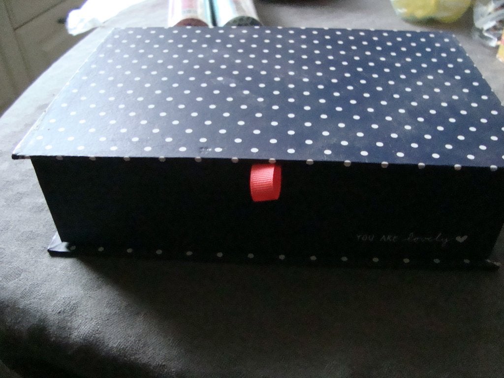 Sieradenkistje met spiegel ik heb er evt 2 biedingen per stu, Blauw, Ophalen of Verzenden, Hardcase, Zo goed als nieuw