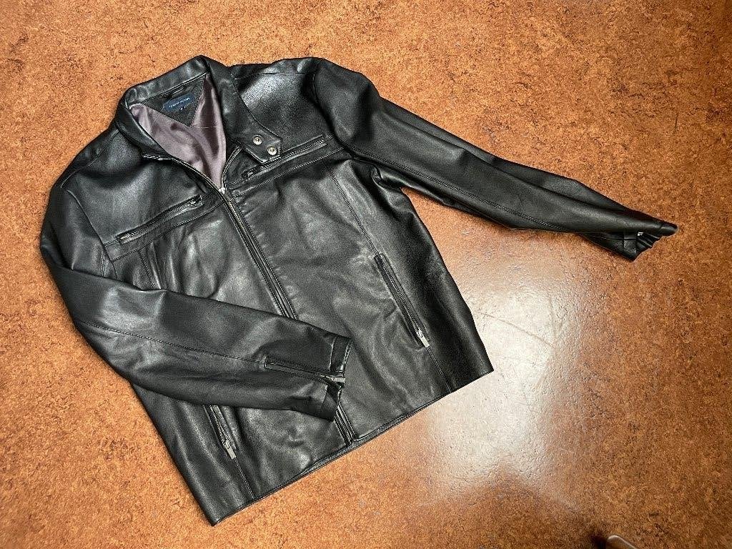 Tommy Hilfiger biker jack xl, Zwart, Tommy Hilfiger, Maat 56/58 (XL), Ophalen of Verzenden