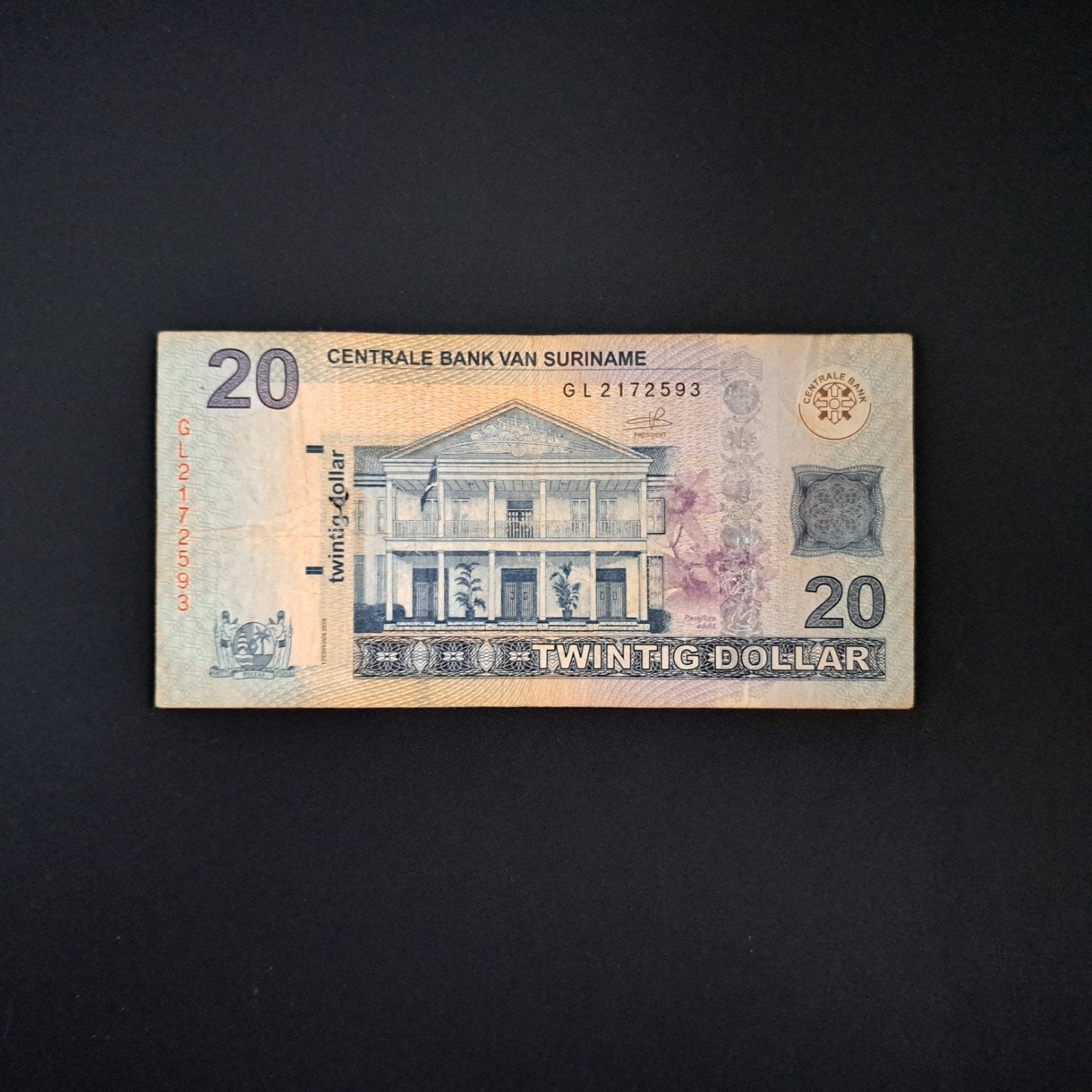 20 dollar Suriname #065, Verzenden, Zuid-Amerika, Los biljet