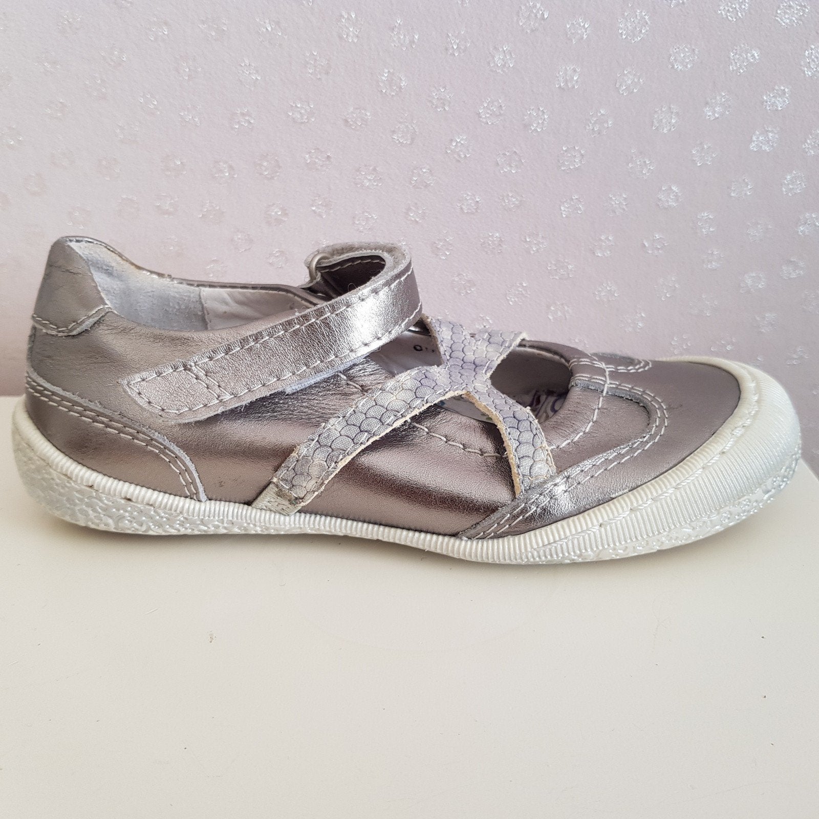 nieuwe schoentjes 27 Piedro ballerina's zilver grijs leer, Piedro, Meisje, Schoenen, Nieuw