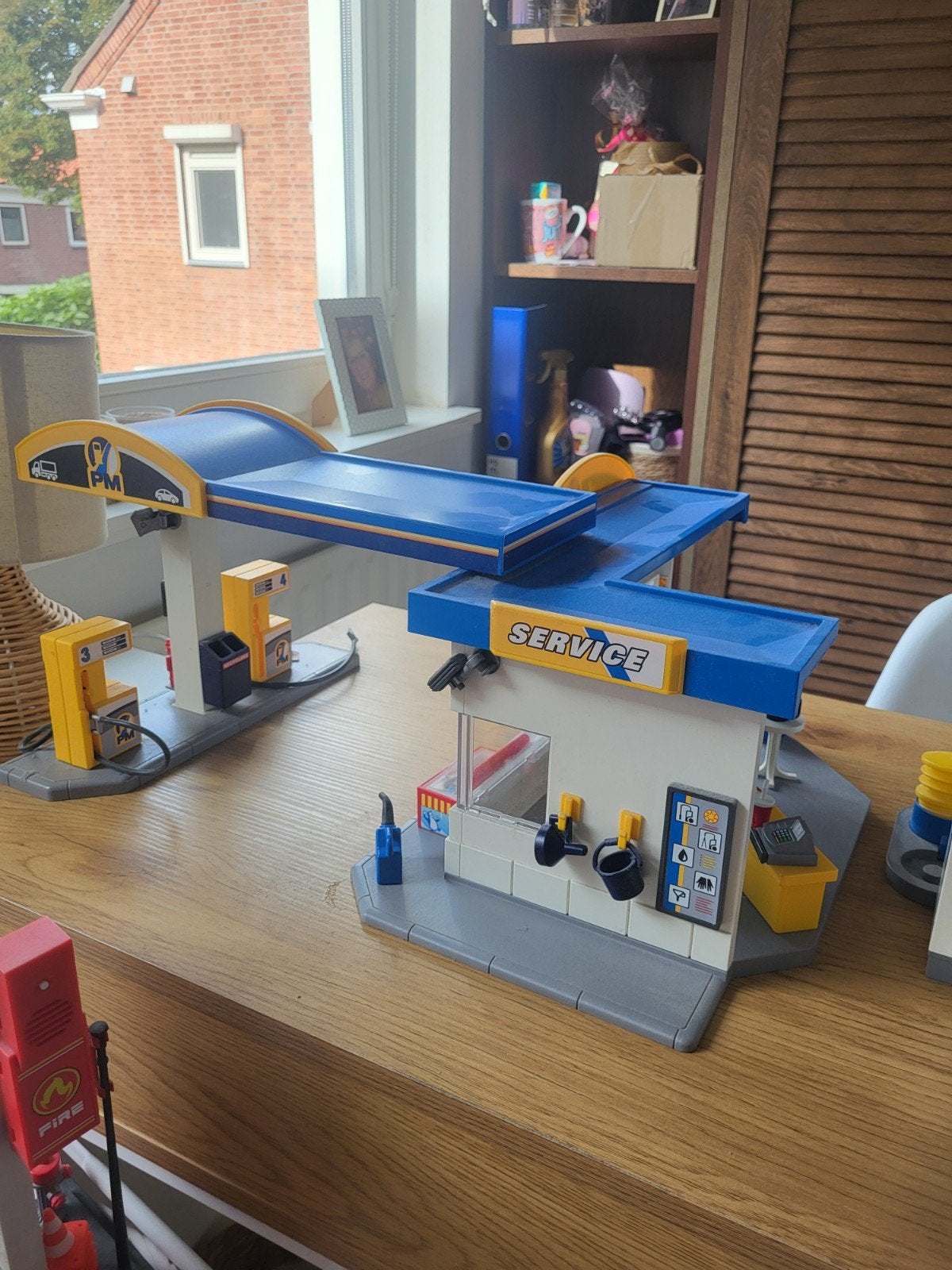 Grote Playmobil autogarage, Ophalen, Zo goed als nieuw, Jongen of Meisje