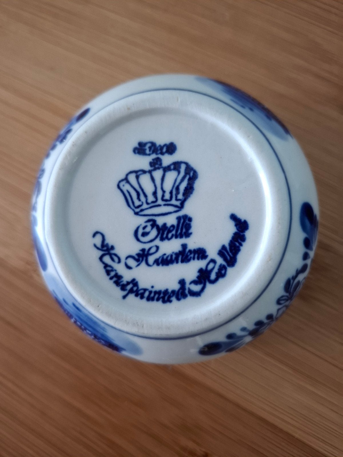 Delfts Blauw Kommetje - Handgeschilderd Haarlem Holland, Ophalen of Verzenden