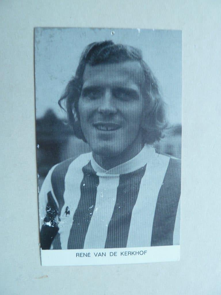 Spelerskaart  Rene.v.d.Kerkhof.  PSV    7 x 11,5 cm, Ophalen of Verzenden, Gebruikt, PSV, Spelerskaart