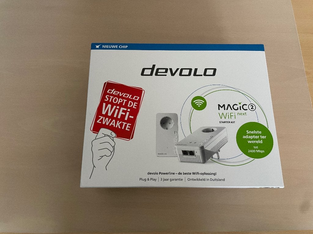 devolo Magic 2 WiFi next Starter Kit, Computers en Software, WiFi-versterkers, Verzenden, Zo goed als nieuw, Devolo